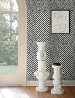 Checkerboard Wallpaper by Sarah Sherman Samuel