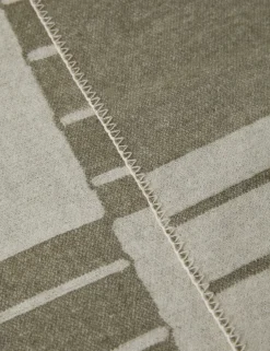 Checkered Reversible Wool Throw by Sarah Sherman Samuel