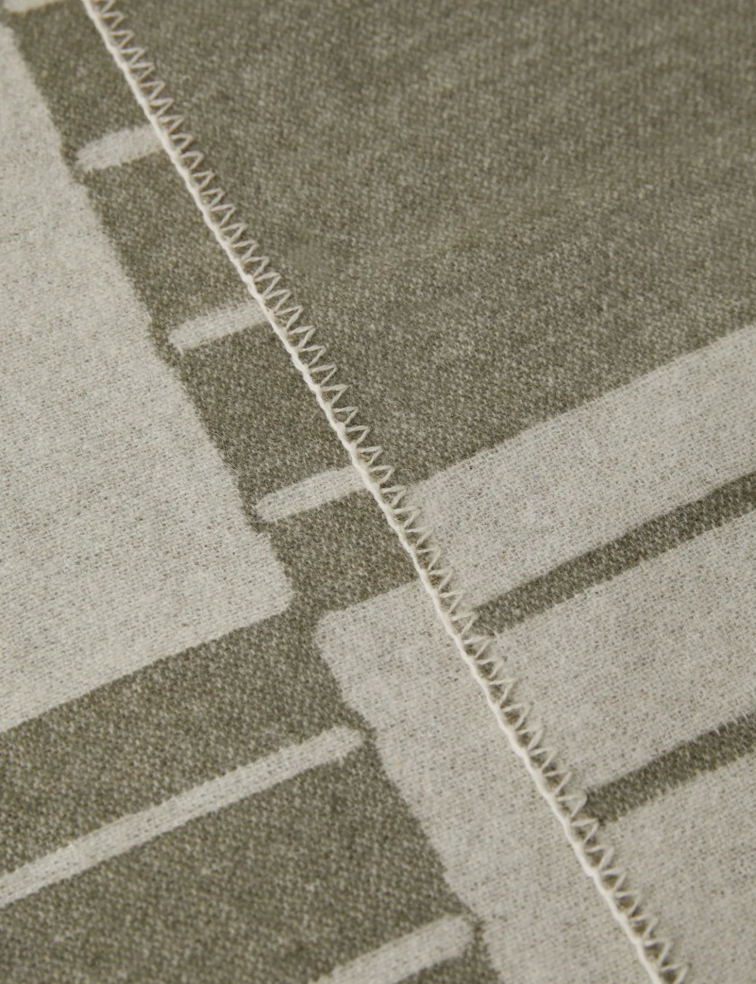 Checkered Reversible Wool Throw by Sarah Sherman Samuel