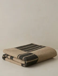 Checkered Reversible Wool Throw by Sarah Sherman Samuel