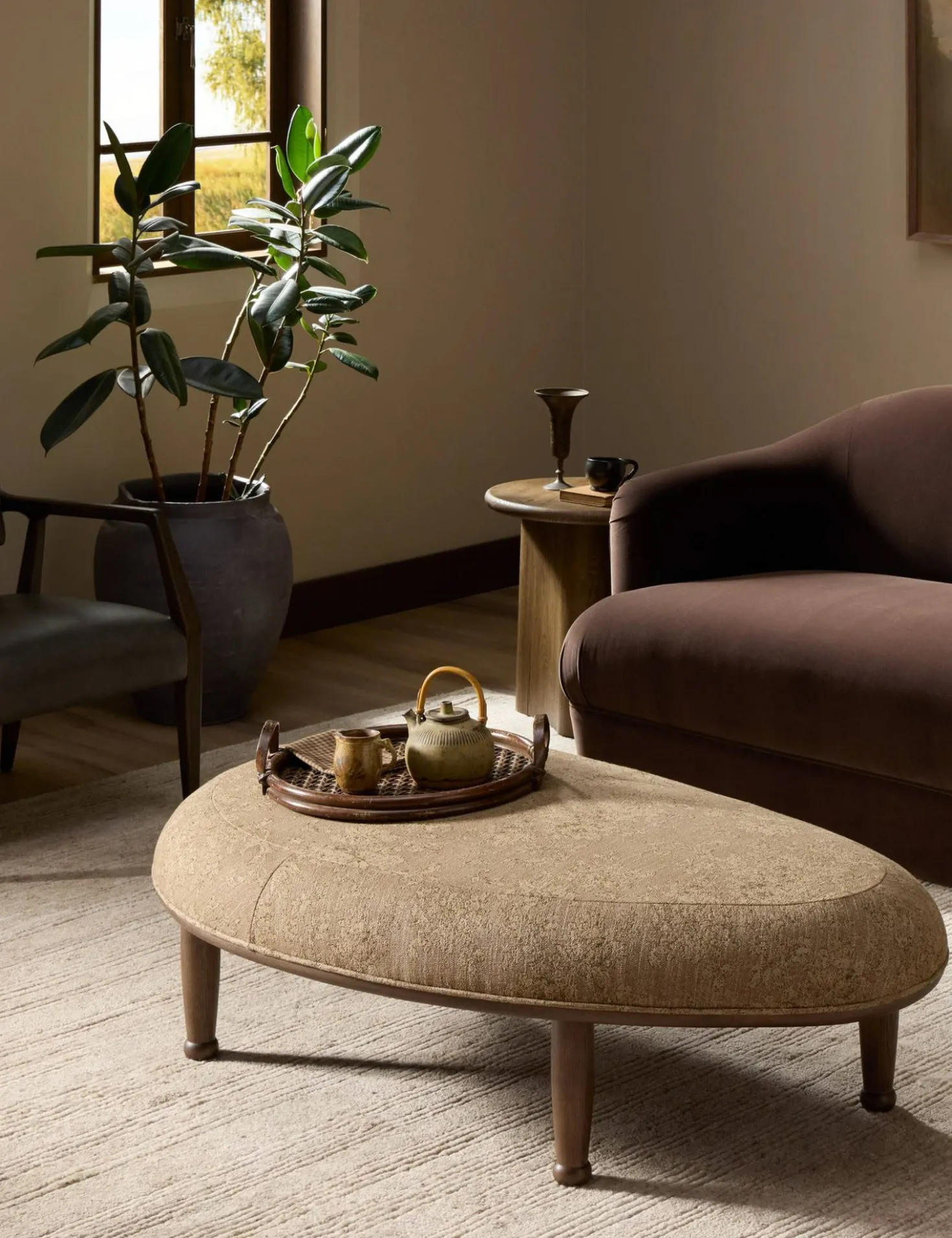 Chovan Ottoman by Amber Lewis x Four Hands