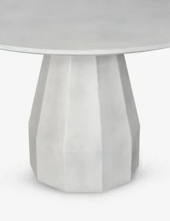 Chrysanthe Indoor / Outdoor Round Dining Table