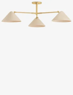 Citrine Semi-Flush Mount Light