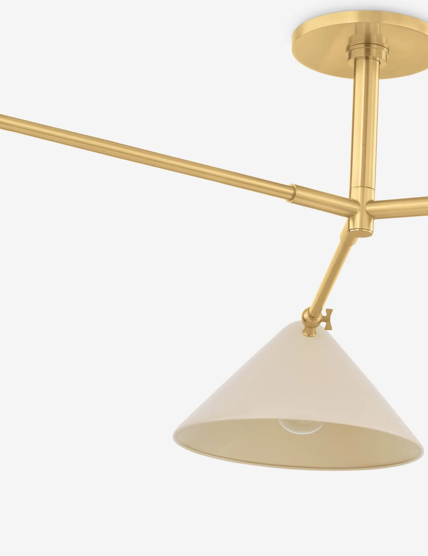 Citrine Semi-Flush Mount Light