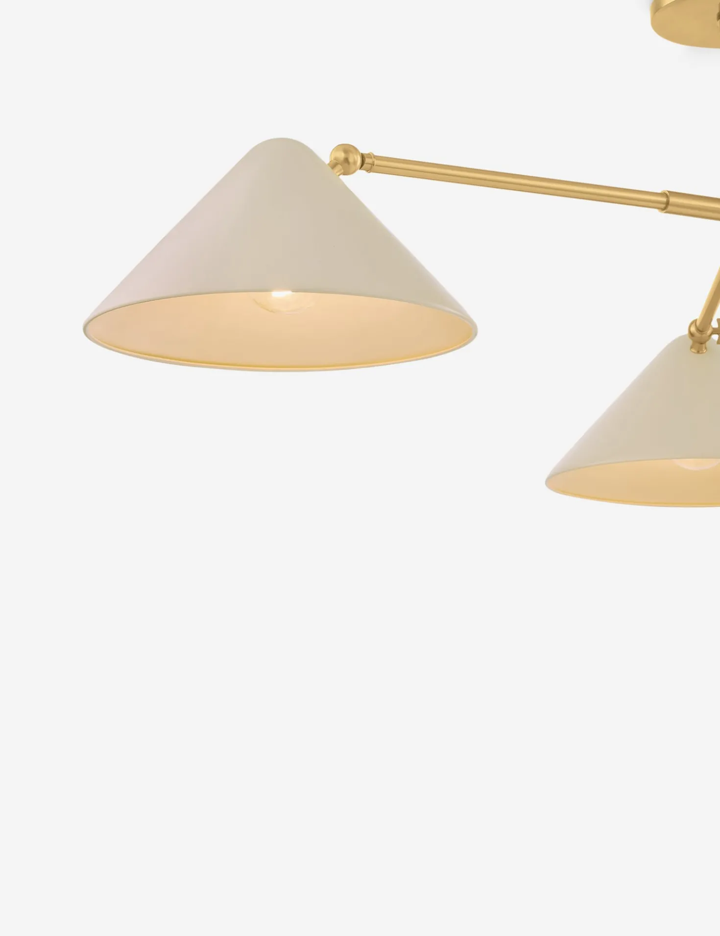 Citrine Semi-Flush Mount Light