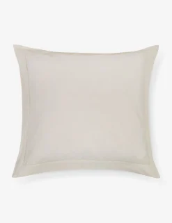Classico Hemstitch Cotton Sateen Sham by Pom Pom at Home