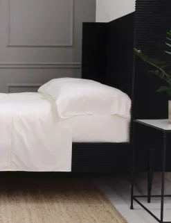 Classico Hemstitch Cotton Sateen Sheet Set by Pom Pom at Home