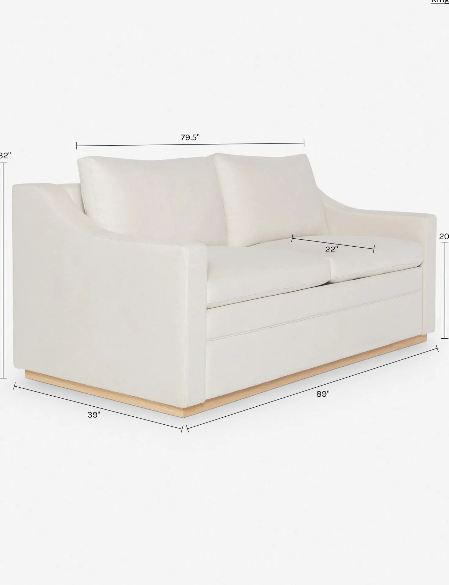 Coniston Sleeper Sofa by Ginny Macdonald