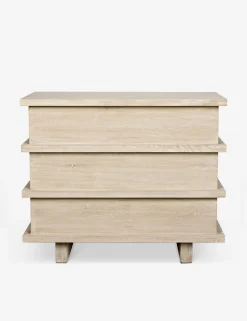 Corliss 3-Drawer Dresser, White Wash