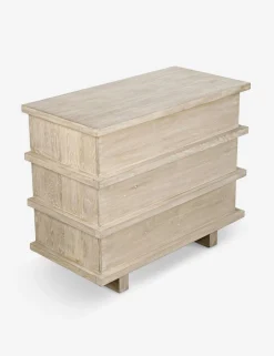Corliss 3-Drawer Dresser, White Wash