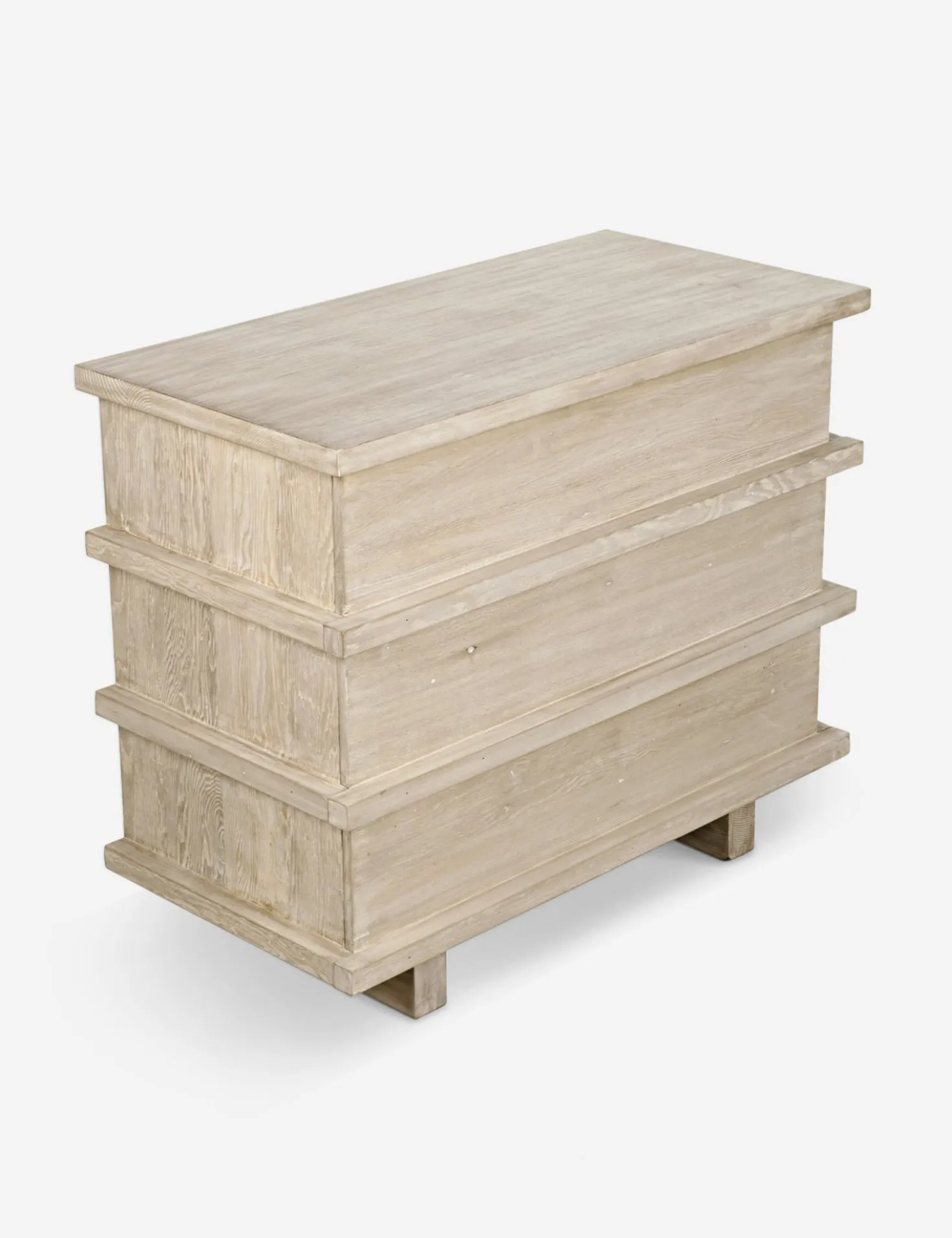 Corliss 3-Drawer Dresser, White Wash