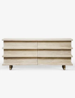 Corliss 6-Drawer Dresser, White Wash