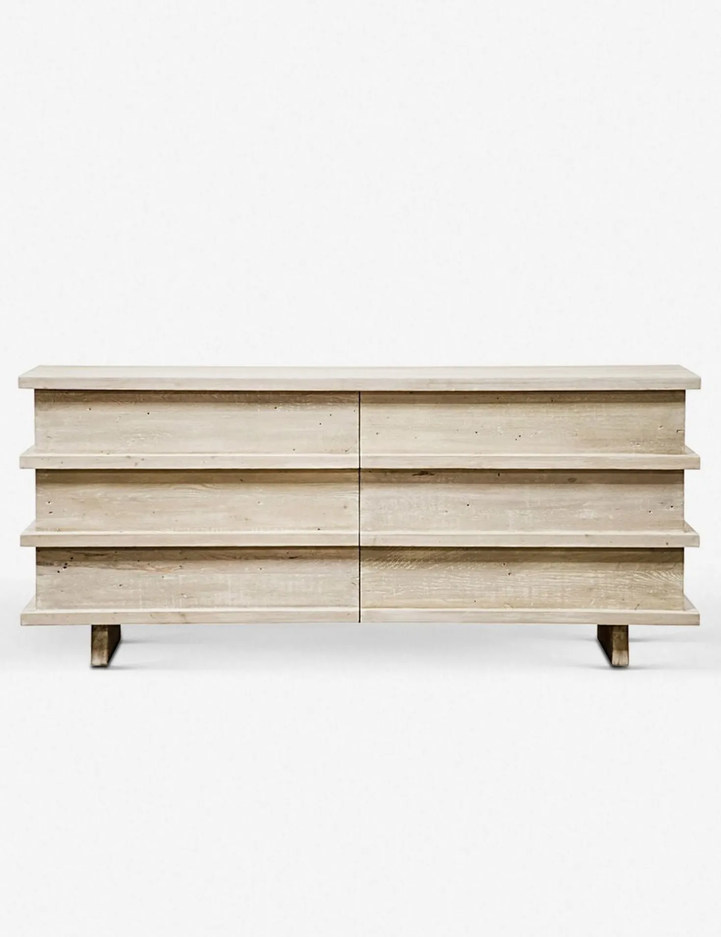 Corliss 6-Drawer Dresser, White Wash