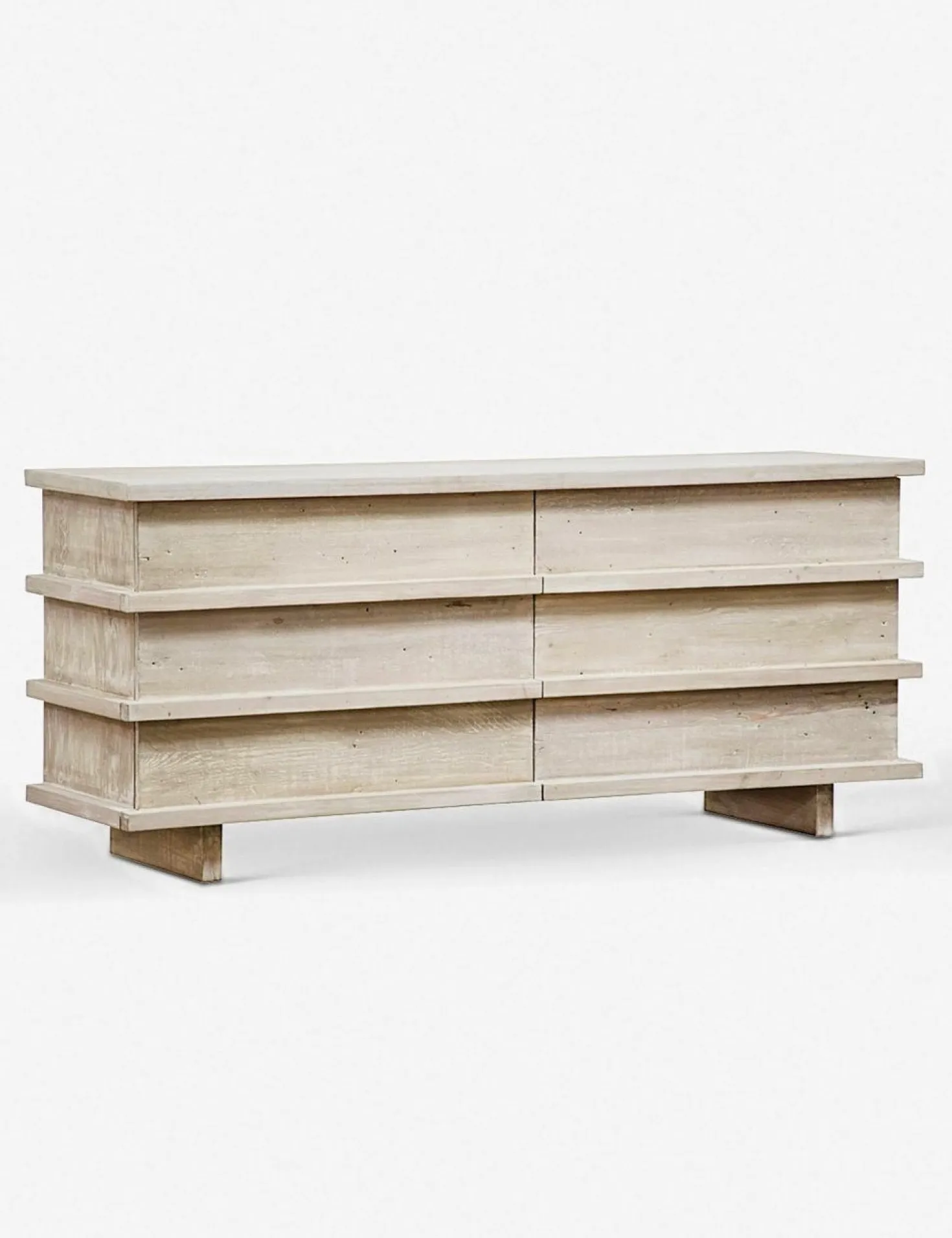 Corliss 6-Drawer Dresser, White Wash