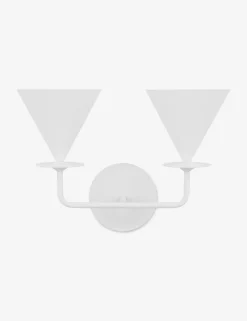 Cornet Double Sconce by Christiane Lemieux