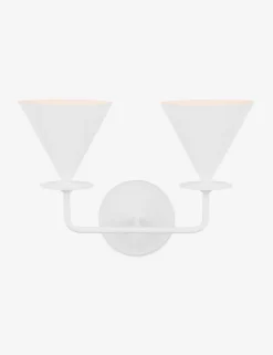 Cornet Double Sconce by Christiane Lemieux