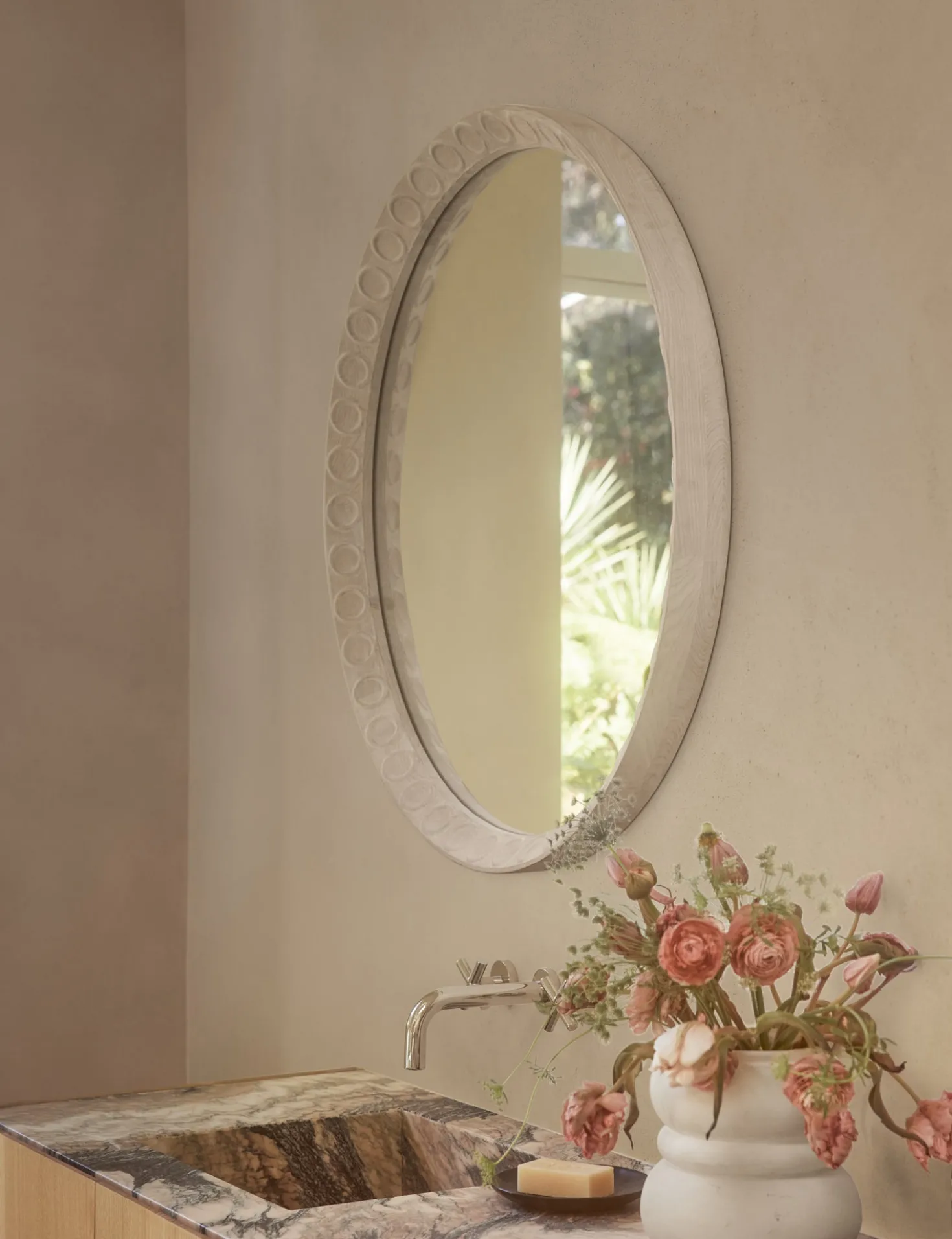 Correa Round Mirror