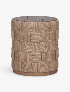 Corsica Round Outdoor Side Table