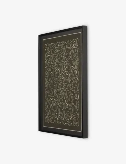 Cream On Black Glimmer by Laurel-Dawn Latshaw