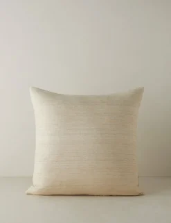 Crossmarks Silk Pillow by Élan Byrd