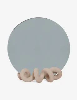 Curlee Table Mirror by SIN Ceramics