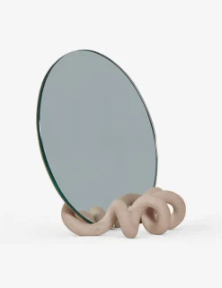 Curlee Table Mirror by SIN Ceramics