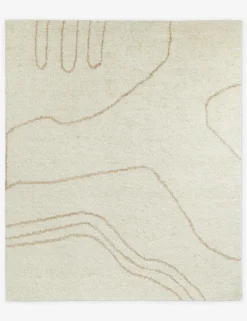 Currents Hand-Knotted Wool Rug by Élan Byrd