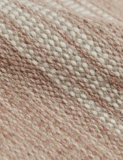 Custom Cheyenne Flatweave Wool Rug, Rose