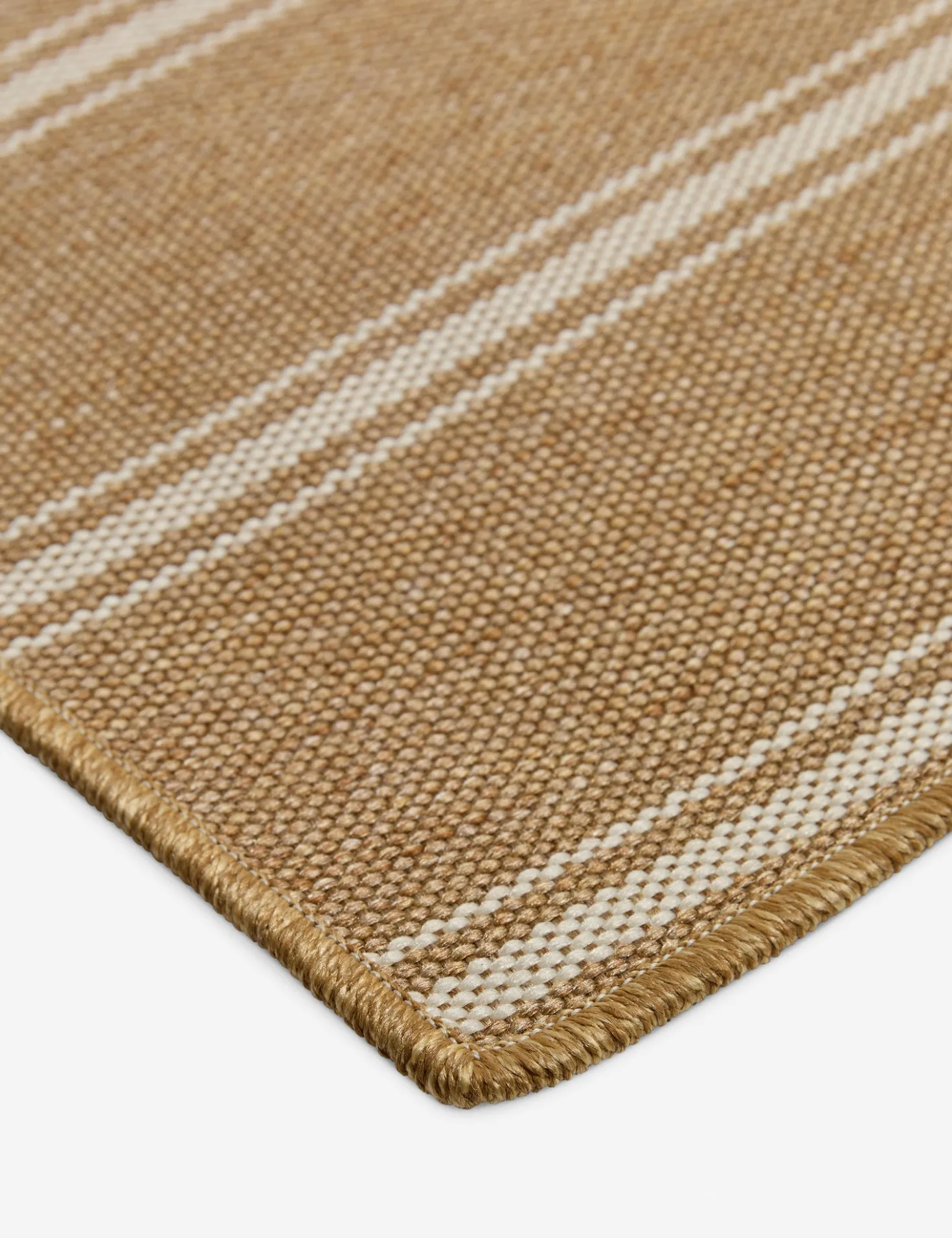 Custom Devri Hand-Loomed Indoor / Outdoor Rug, Rattan