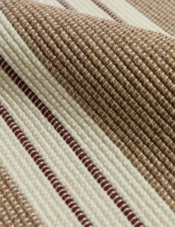 Custom Minetta Hand-Loomed Indoor / Outdoor Rug, Pomegranate