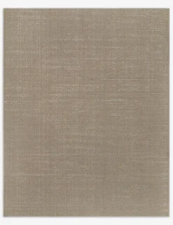Custom Polina Flatweave Wool Rug, Weathered Oak