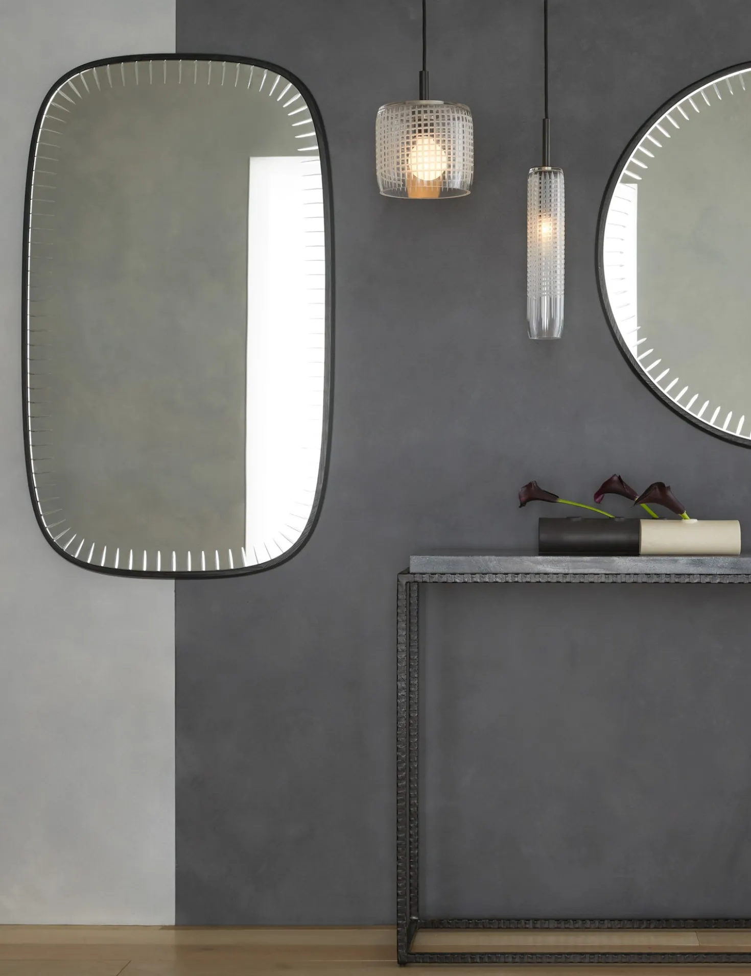 Cut Oblong Mirror by Arteriors