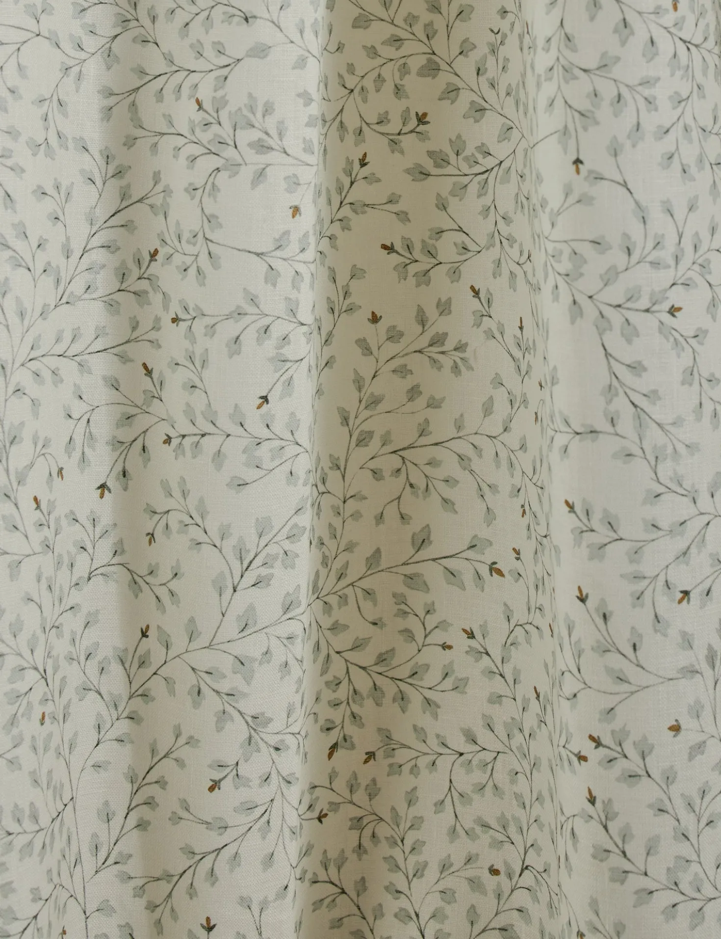 Dainty Leaves Linen Curtain Panel by Rylee + Cru