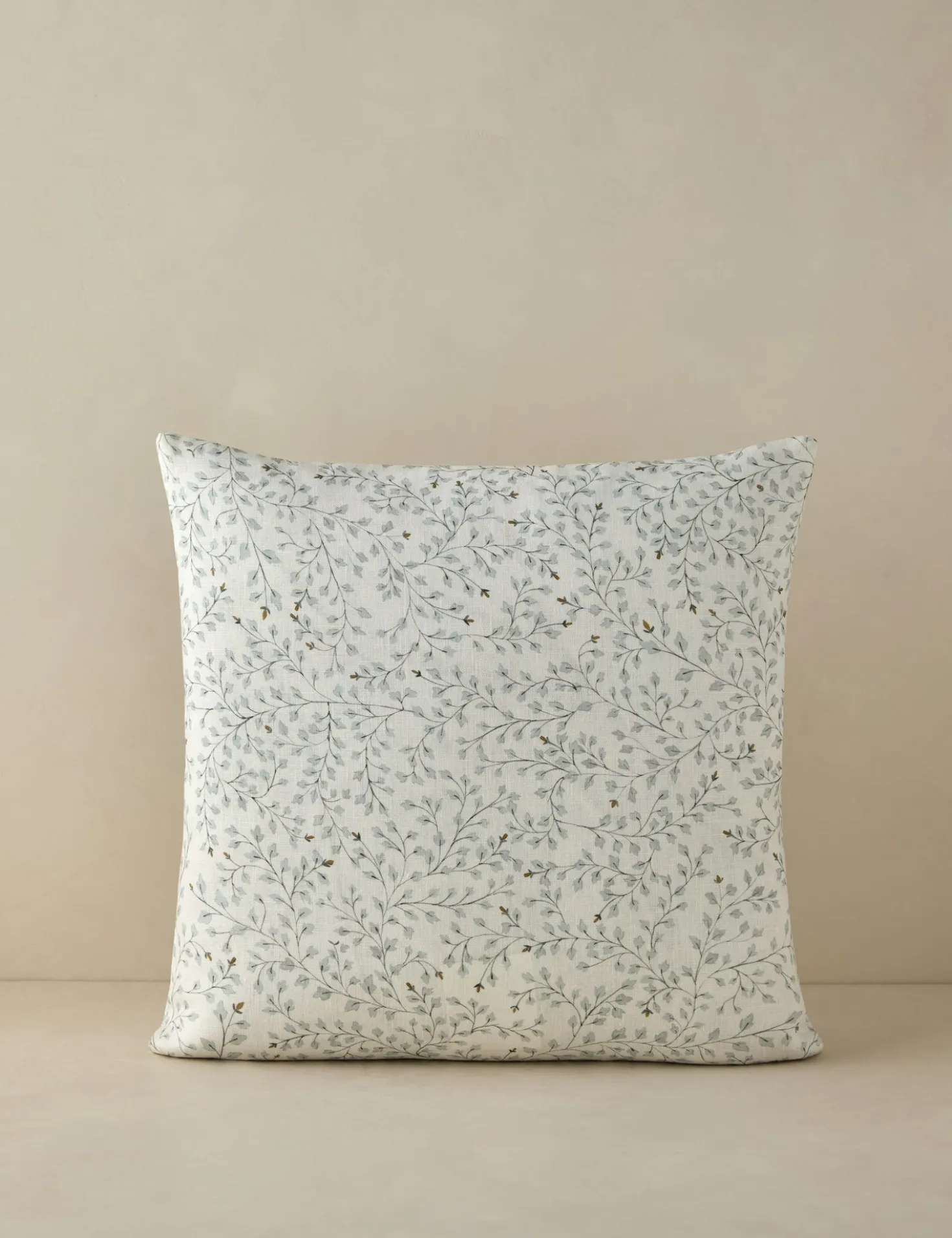 Dainty Leaves Linen Pillow by Rylee + Cru