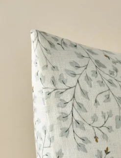 Dainty Leaves Linen Pillow by Rylee + Cru