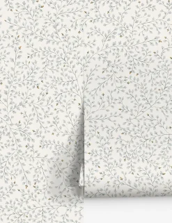 Dainty Leaves Wallpaper by Rylee + Cru