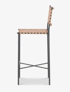 Daniel Leather Bar And Counter Stool