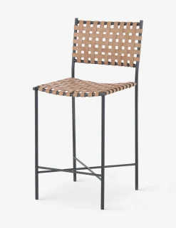 Daniel Leather Bar And Counter Stool