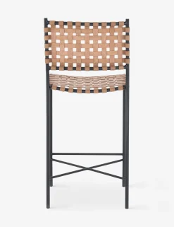 Daniel Leather Bar And Counter Stool