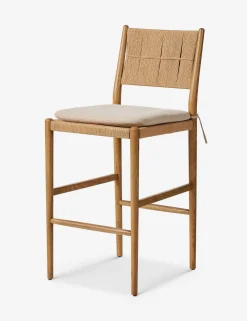 Dara Bar and Counter Stool by Amber Lewis x Four Hands