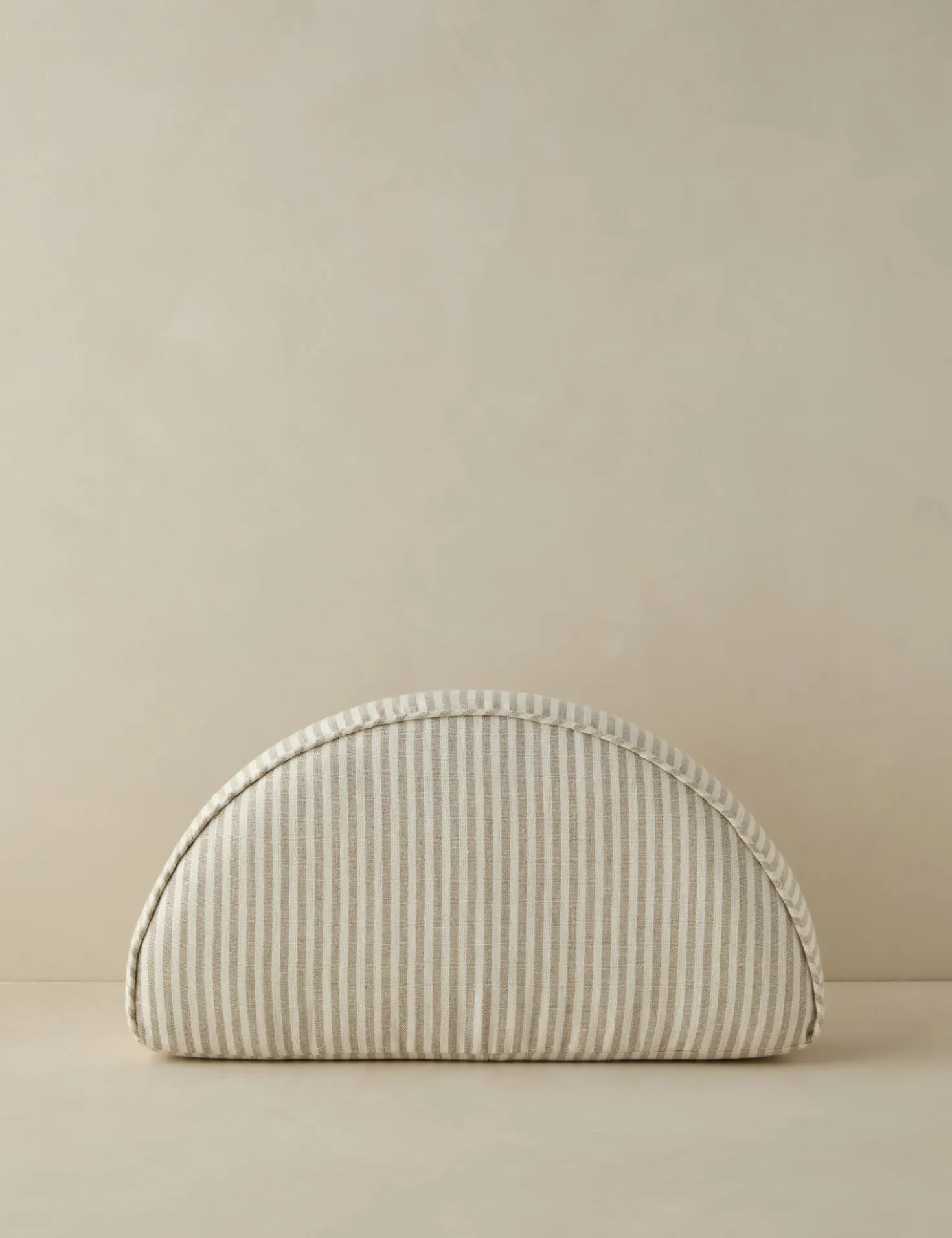 Darrow Linen Half-Disc Pillow