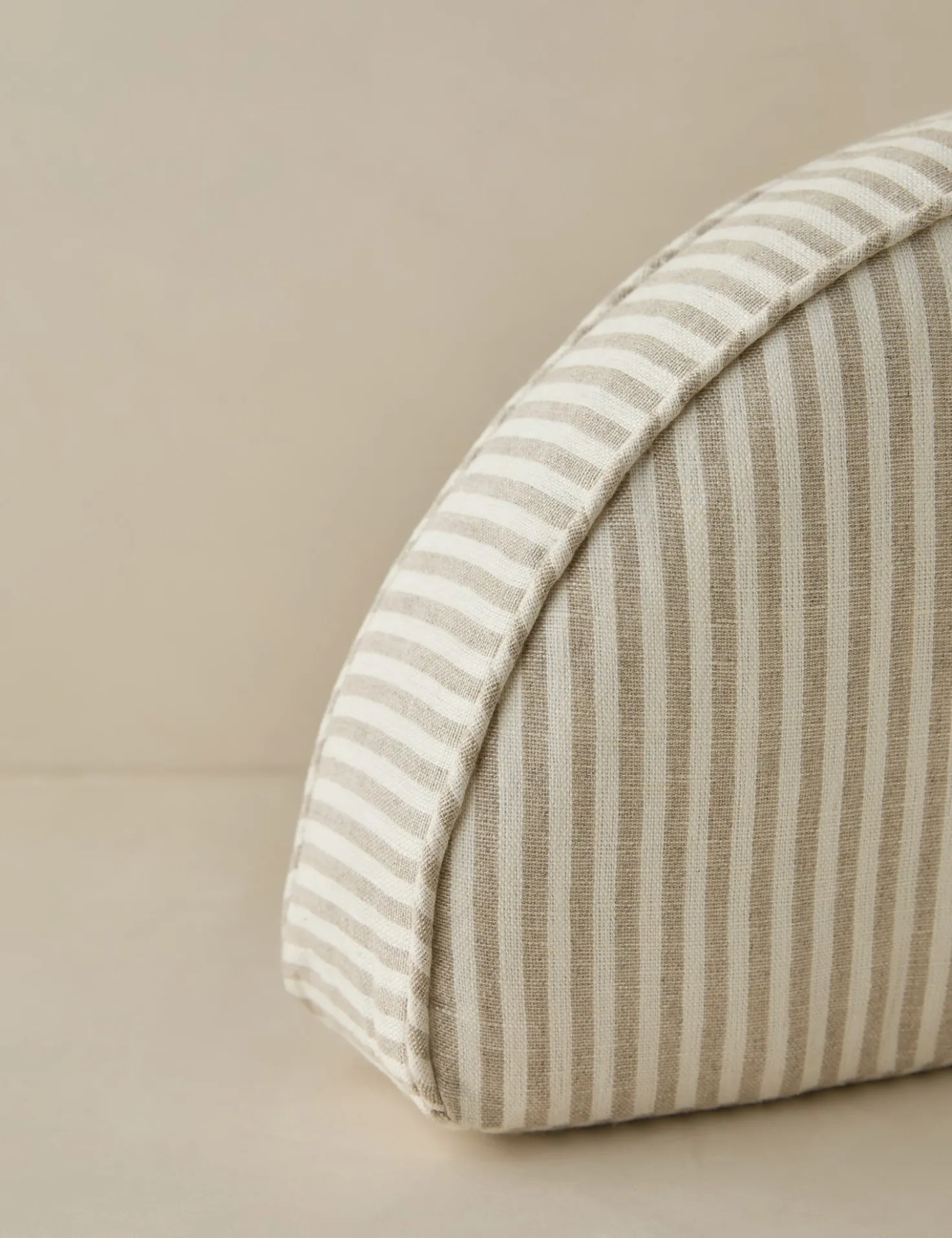 Darrow Linen Half-Disc Pillow