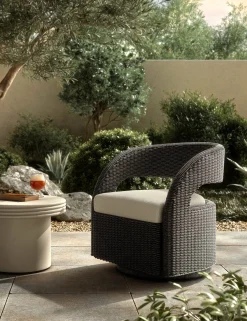 Delacroix Indoor / Outdoor Swivel Chair