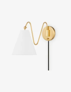 Dellon Single Plug-In Sconce