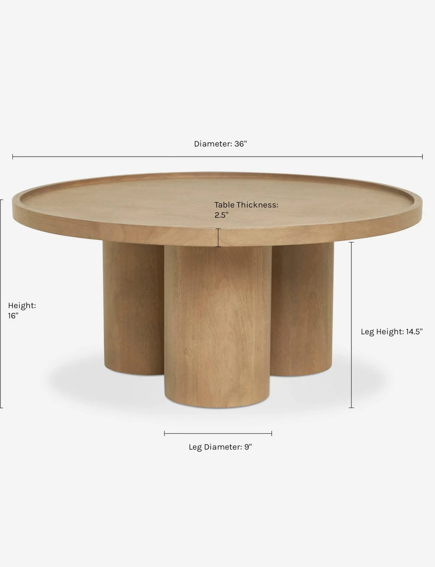 Delta Round Coffee Table