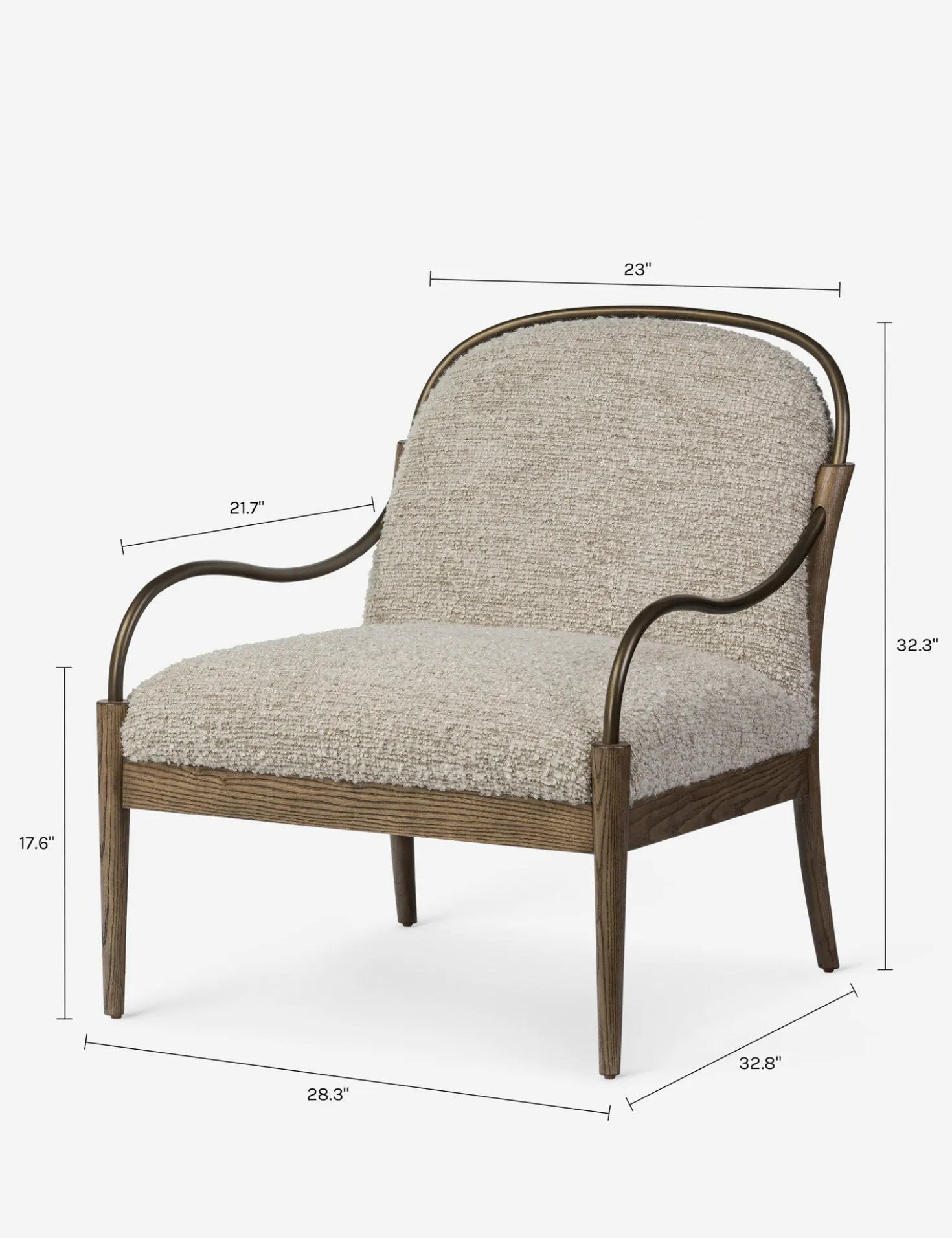 Demi Accent Chair by Amber Lewis x Four Hands