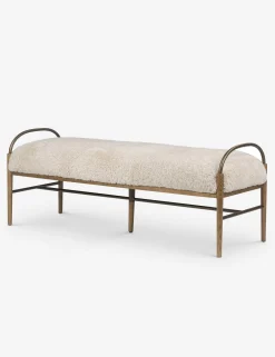Demi Bench by Amber Lewis x Four Hands
