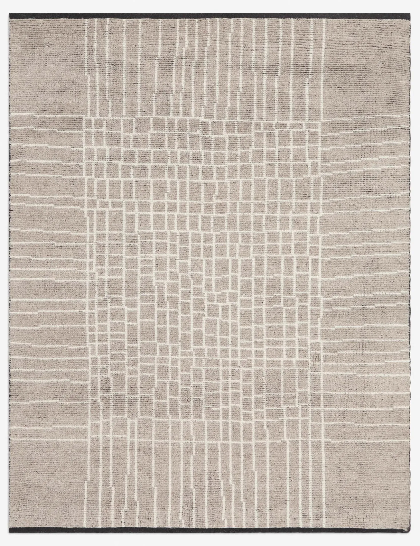 Diora Moroccan-Style Hand-Knotted Wool Rug