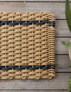 Double Stripe Doormat by The Rope Co.