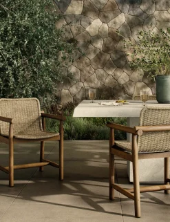 Dume Indoor / Outdoor Dining Arm Chair by Amber Lewis x Four Hands